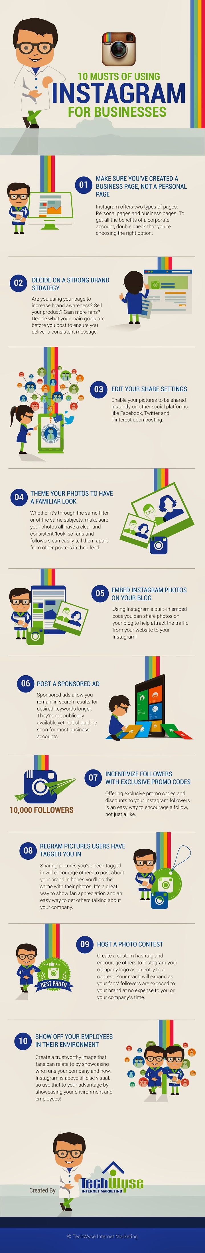 How To Use Instagram For Businesses [INFOGRAPHIC] LaptrinhX