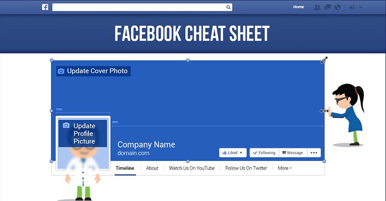 The Complete Facebook Image Sizes and Dimensions Cheatsheet (2017)