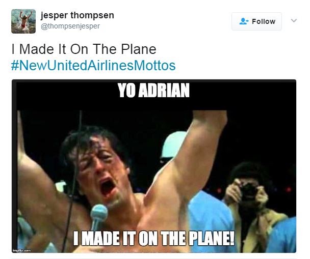United airlines incident - Social media reaction