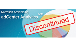 Microsoft adCenter Analytics Discontinued