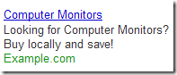 Bad Adtext For Google Adwords