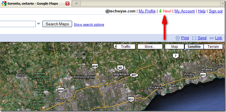 Google Map in Google Labs