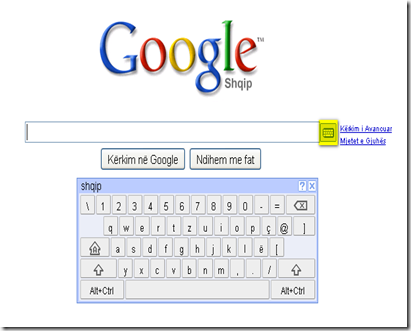 Google Virtual Keyboard