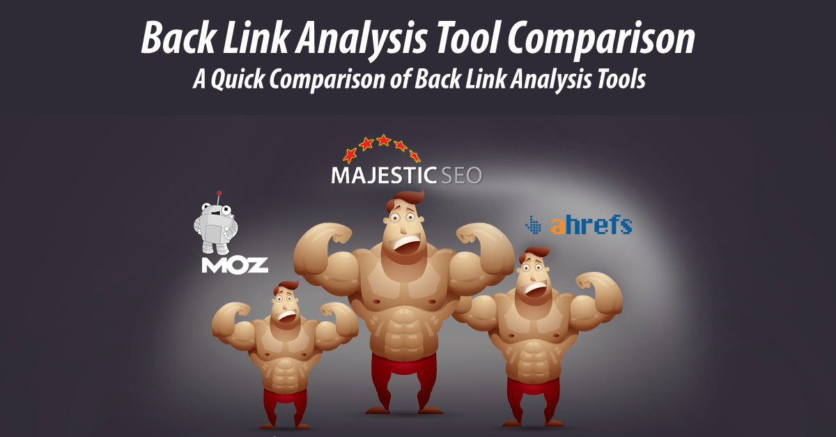 Comparing SEOmoz, MajesticSEO & Ahrefs Link Tools! [INFOGRAPHIC]