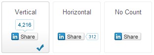 LinkedIn Share Buttons