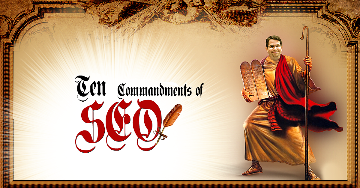 10 Commandments of SEO [INFOGRAPHIC] #MattCuttsMoses