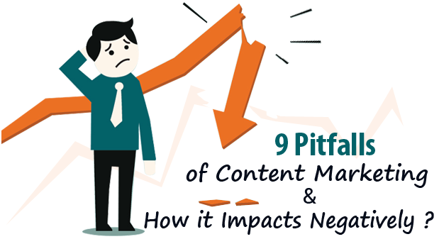 9 Pitfalls of Content Marketing and how it Impacts Negatively