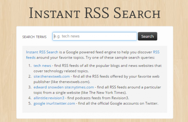 RSS Search
