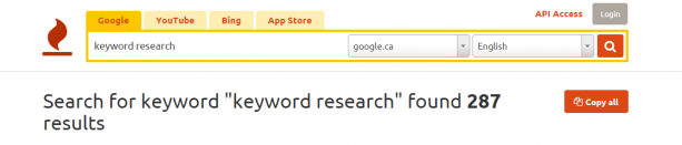 keywordtool.io