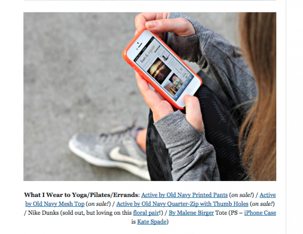 Old Navy blogger outreach