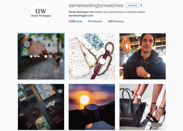 Daniel Wellington Instagram