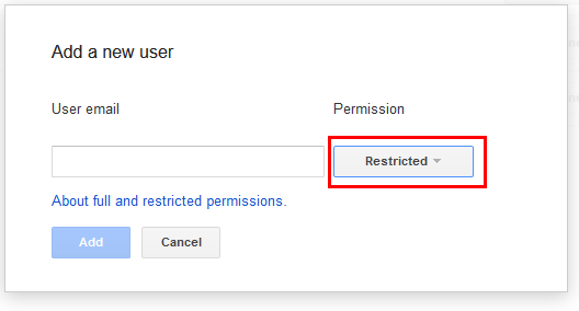 Add A New User In Webmaster Tools