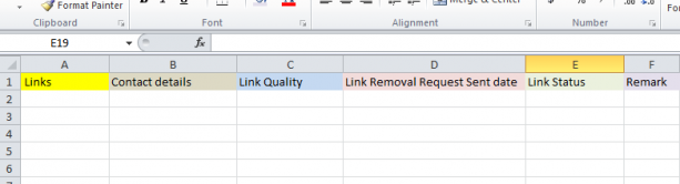 Excel Links