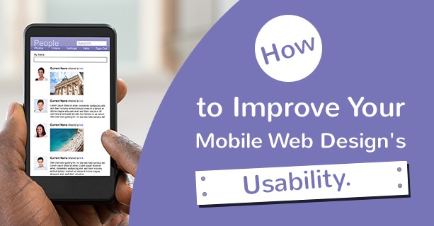 improve mobile web design usability