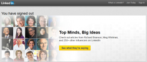 LinkedIn CTA Example LinkedIn CTA Example