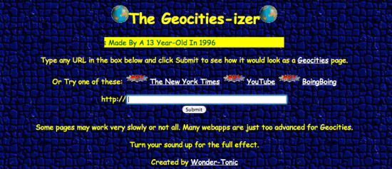 GeoCities 1994-1999