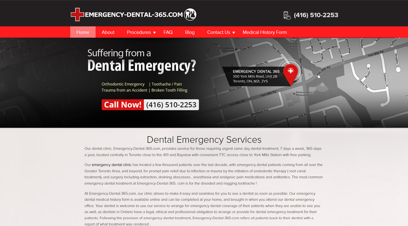 Emergency Dental 365 Desktop