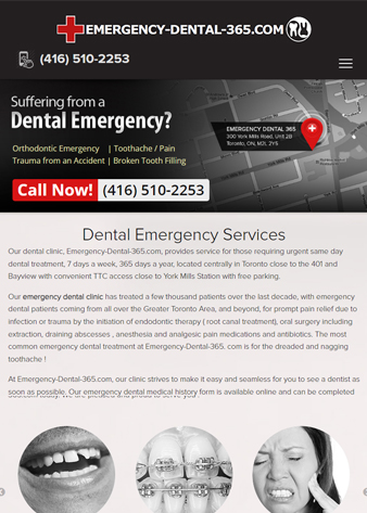 Emergency Dental 365 Tab
