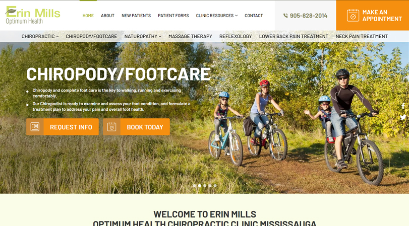 Erin Mills Optimum Health Desktop