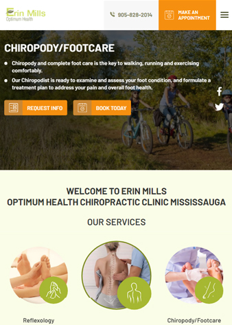 Erin Mills Optimum Health ipad