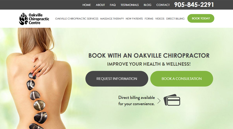 Oakville Chiropractic Desktop
