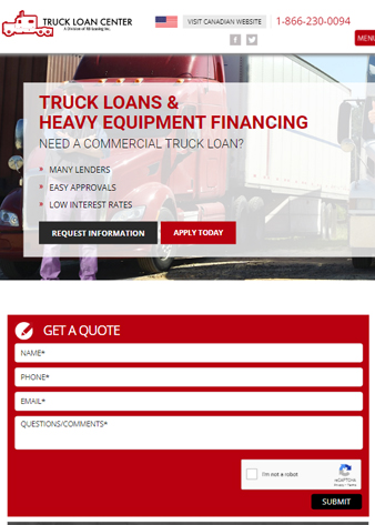 truck loan center ipad