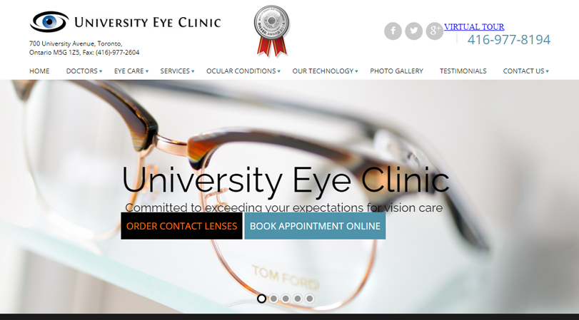 University Eye Clinic Desktop