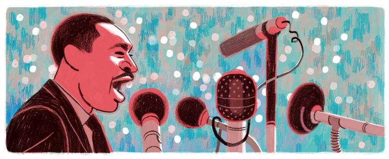 Martin Luther King's Google Doodle