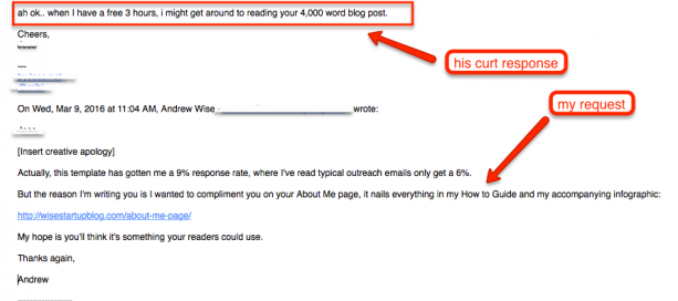 About Me Page Tips
