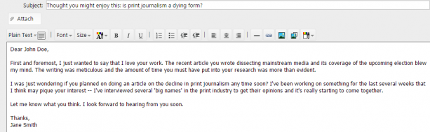 Future Content Email