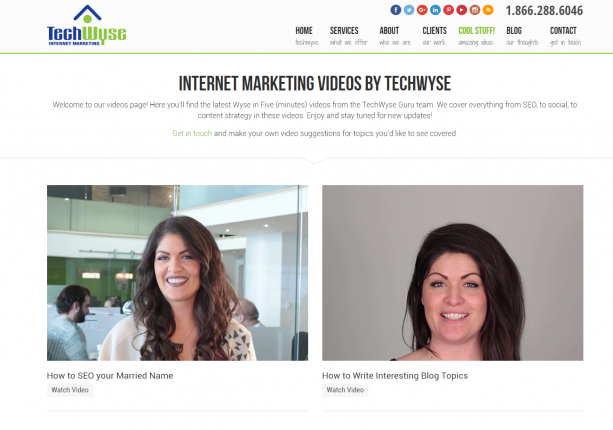 TechWyse Video Page