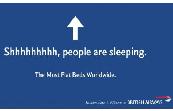 British Airways Flat Beds