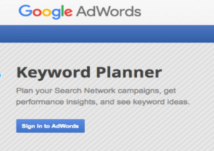 Keyword Planner Keyword Planner