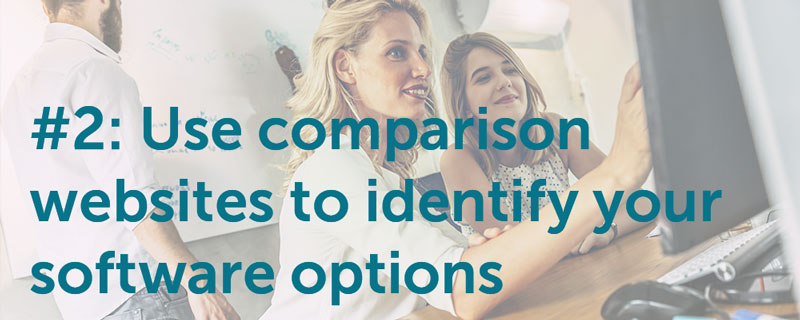 Use Comparison Websites To Identify Your Software Options