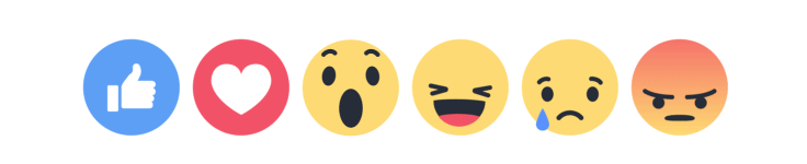 facebook reactions-microintraction