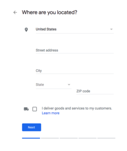 Adding business location in google map