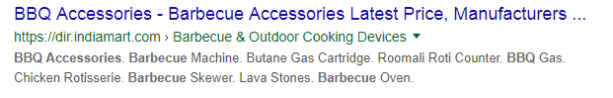 Short URL examples - BBQ Accessories