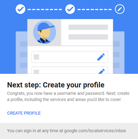 Local Ads - Creating a profile