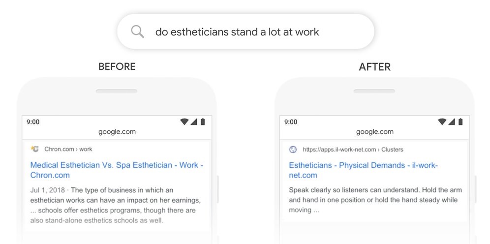 Google BERT Update Example 02