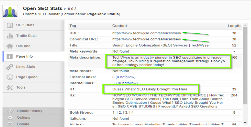 Open SEO Stats