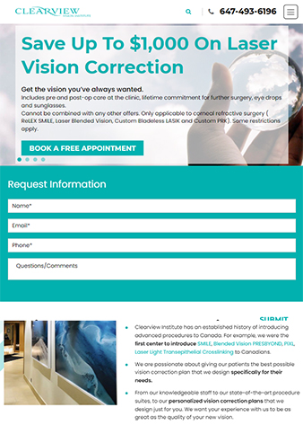 Clearview Institute Tab