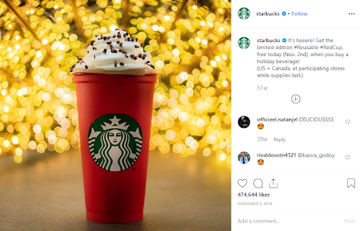 Starbucks - Instagram campaign