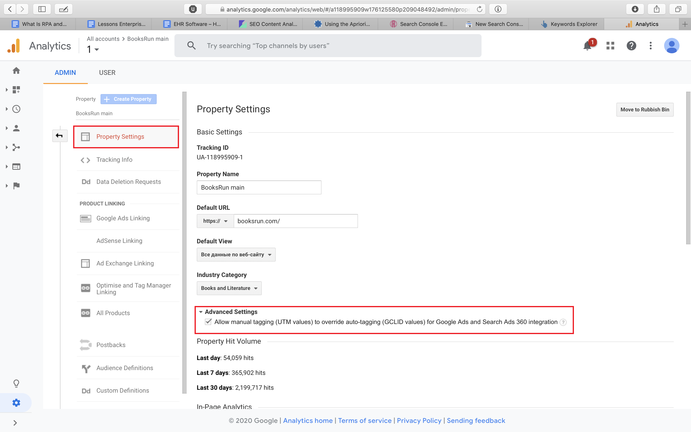 Property Settings