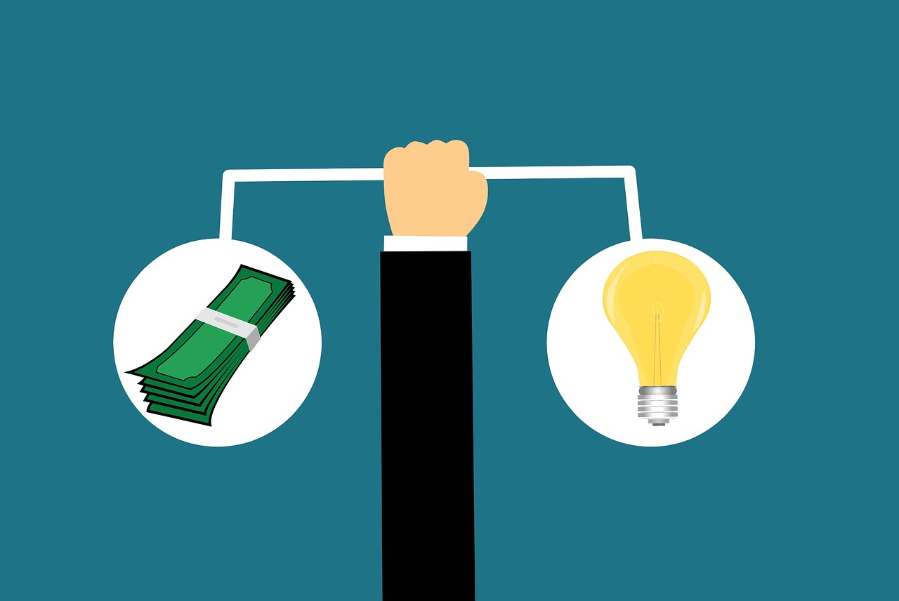 Scale money value balance