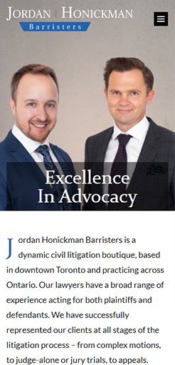 Jordan Honickman Barristers Mobile