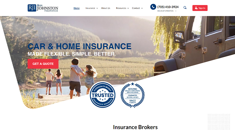 Ron Johnston Insurance Desktop
