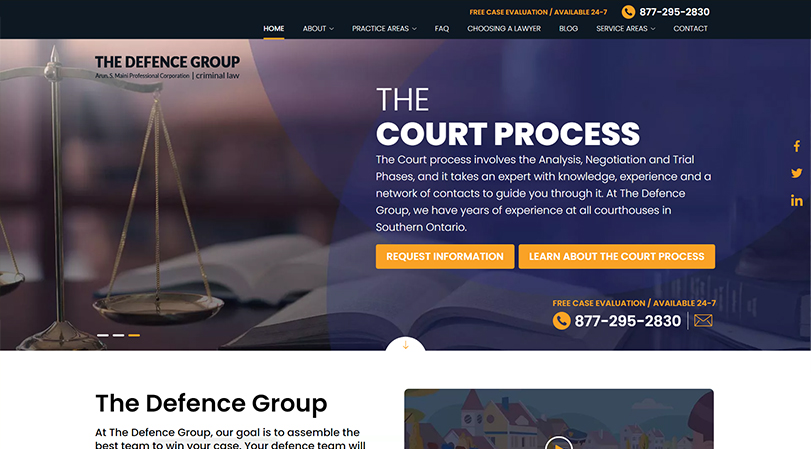 The Defence Group Desktop