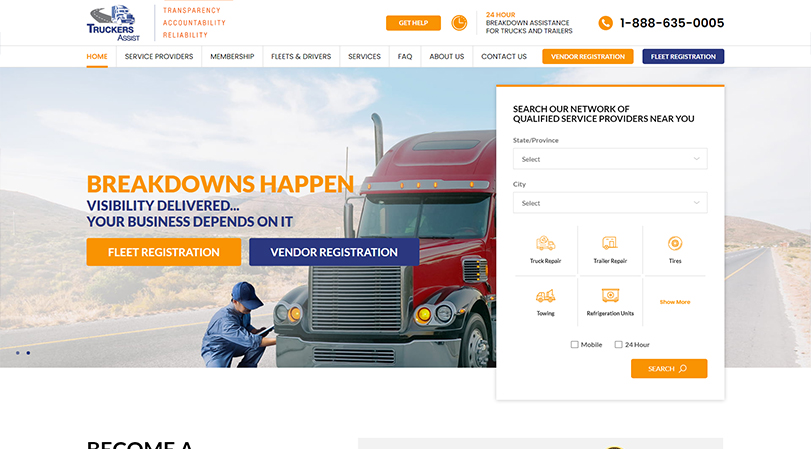 Truckers Assist Desktop