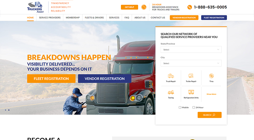 Truckers Assist Desktop