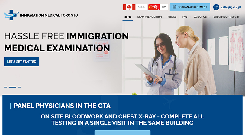 Immigration Medical Toronto Desktop